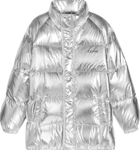 celine silver jacket|Celine men's oversized jacket.